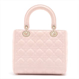 Dior Lady Dior Pink Cannage Leather Medium 2way