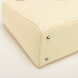 Lady Dior in Beige Cannage Patent leather 2-way
