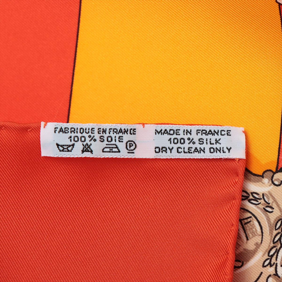 Carré 90 Memoire d'Hermes Silk Red Foulard