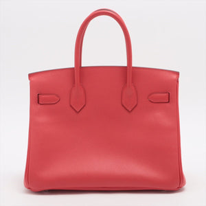 Hermes Birkin 30 Veau Epsom Bougainvillea Red Pink Palladium