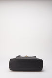 Vintage Chanel Black Leather Tote Bag with 24K Gold Plated Hardware