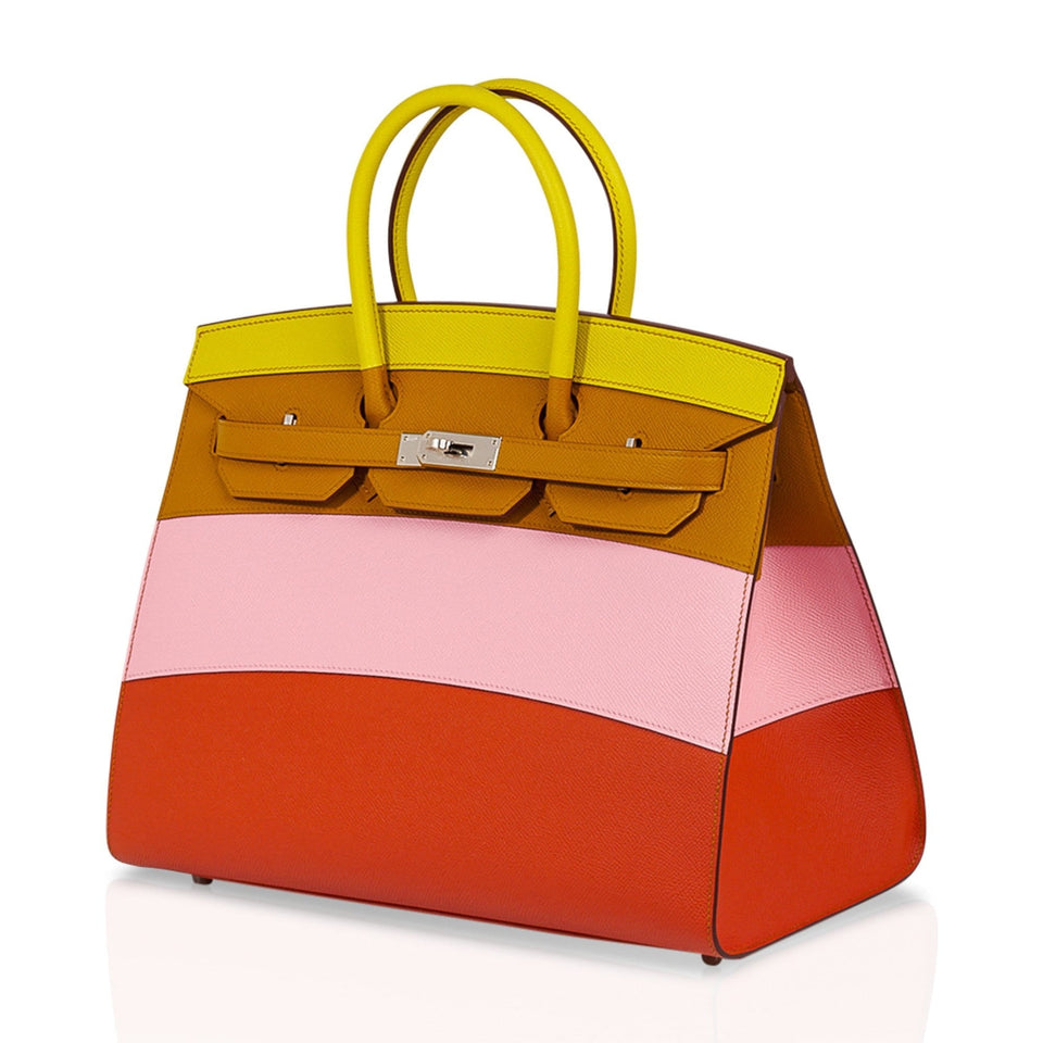 Hermes Sunrise Rainbow Sellier Birkin 35 Limited Edition Bag