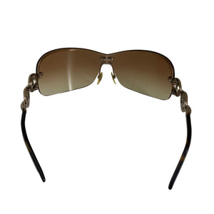 Gucci Rimless Gold Metal Link Sunglasses