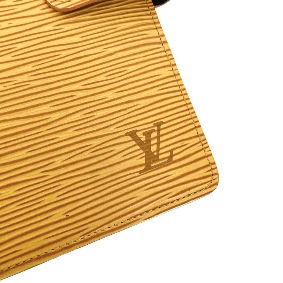Louis Vuitton Yellow Epi Leather Medium Agenda