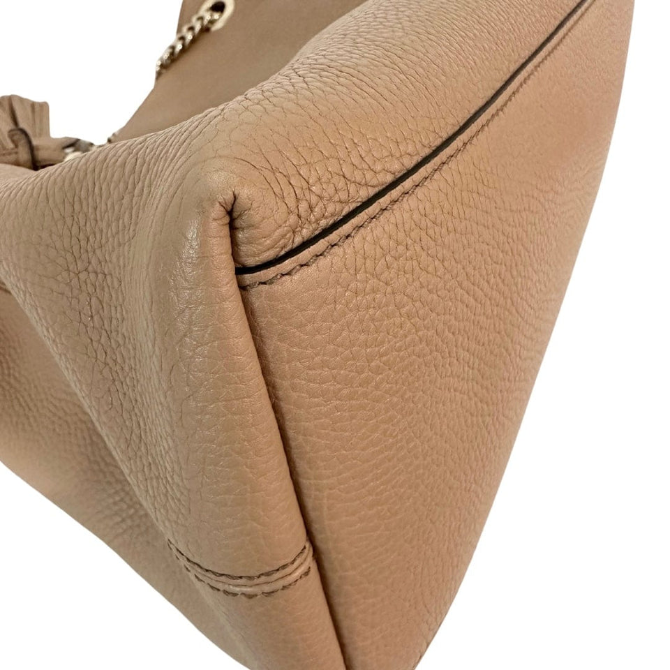 Gucci Leather Soho Medium Chain Shoulder Tote