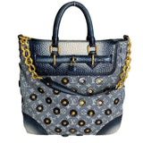 Louis Vuitton Denim Stripes Corsaire Polka Dot Tote