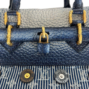 Louis Vuitton Denim Stripes Corsaire Polka Dot Tote