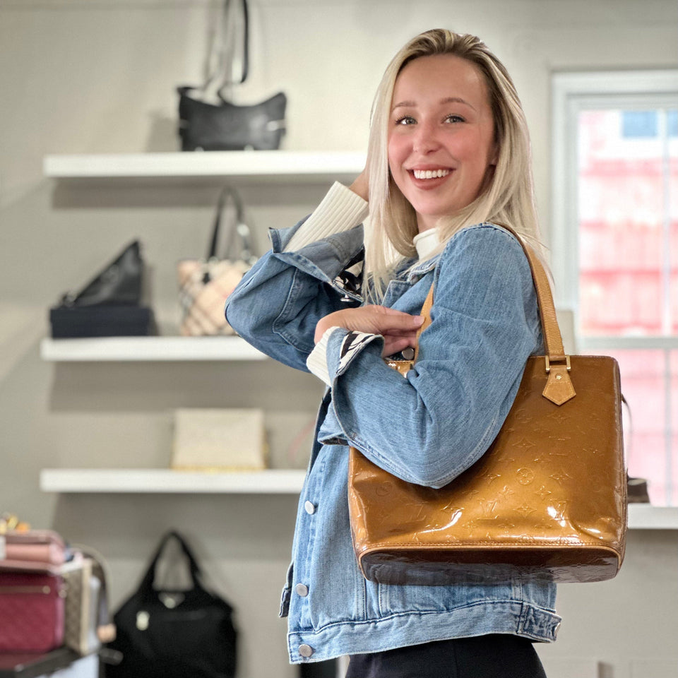 Louis Vuitton Monogram Vernis Houston Tote