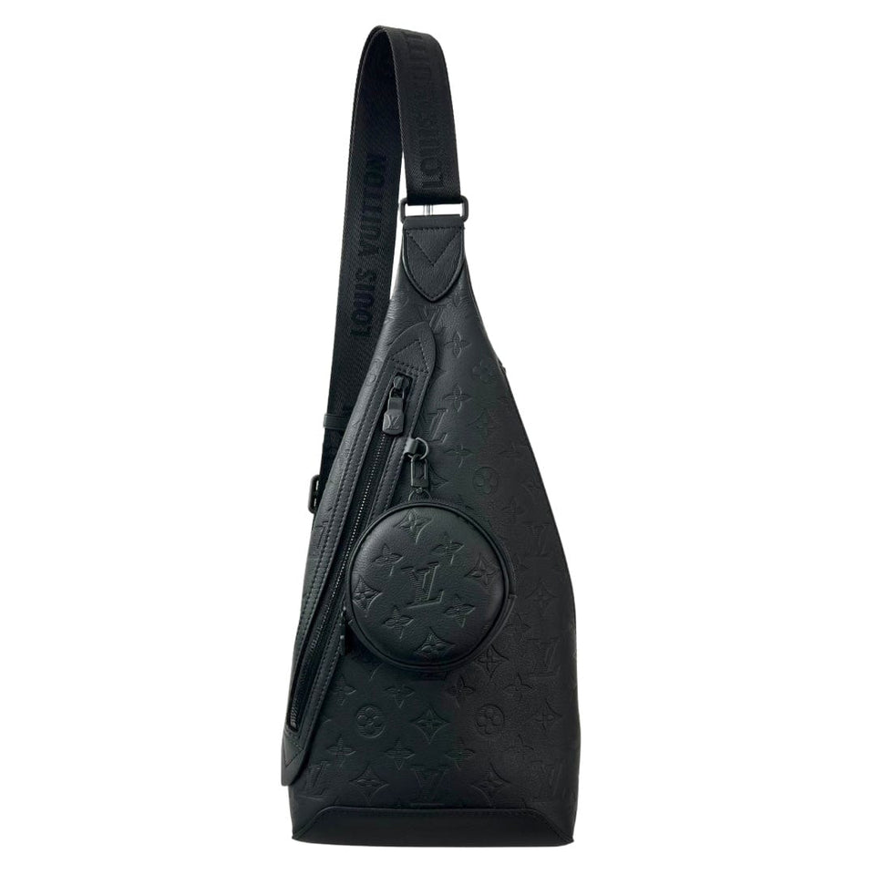 Louis Vuitton Duo Sling Bag Black Autres Toiles Monogram
