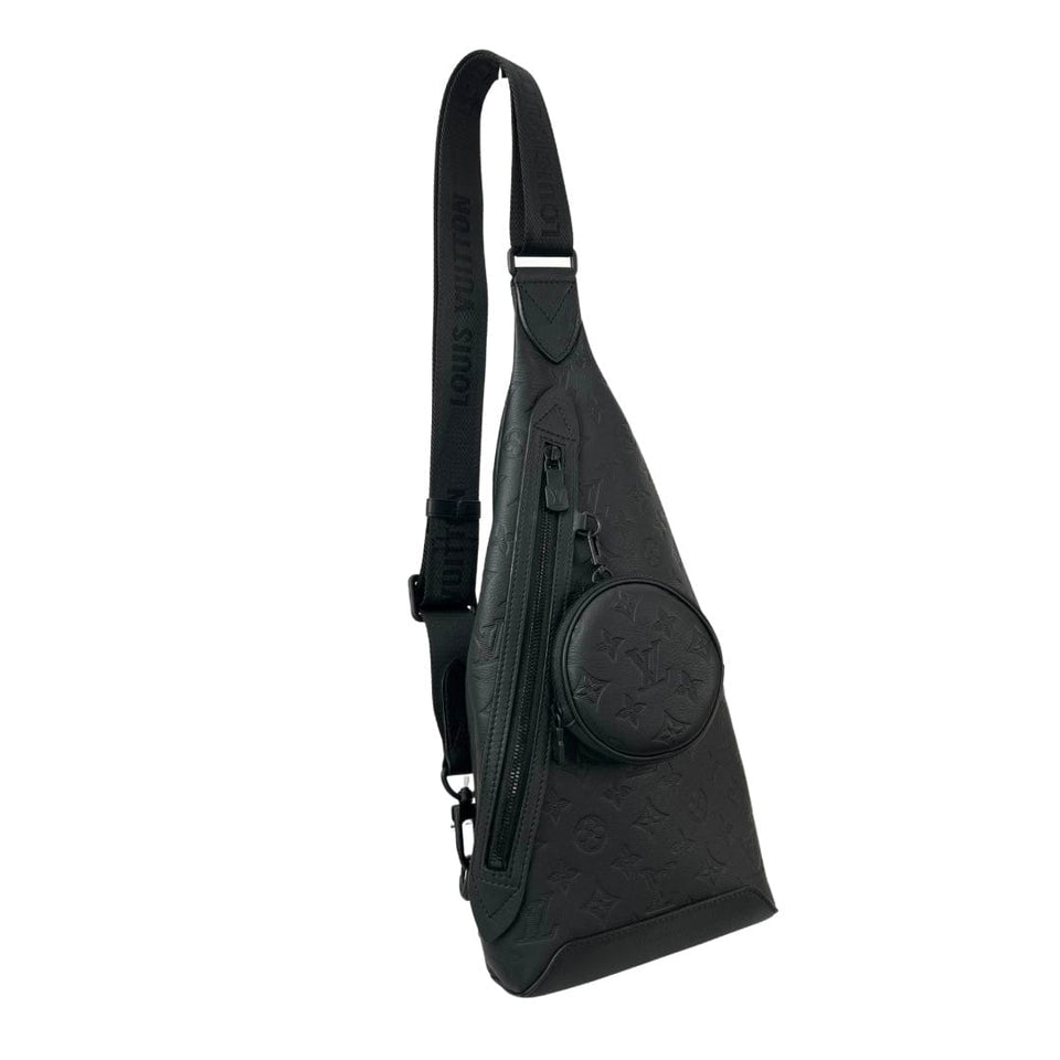 Louis Vuitton Duo Sling Bag Black Autres Toiles Monogram