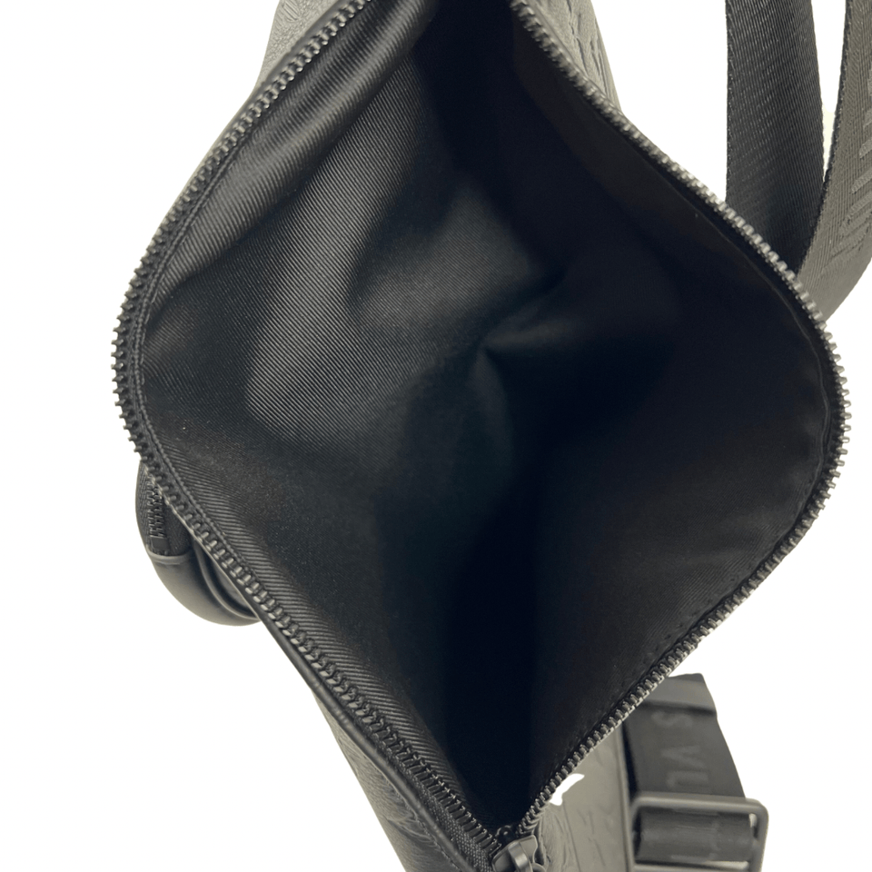 Louis Vuitton Duo Sling Bag Black Autres Toiles Monogram