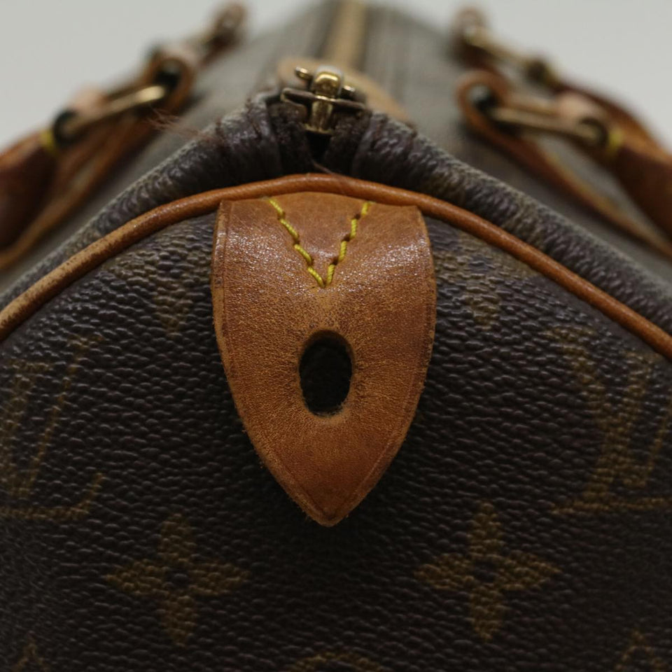LOUIS VUITTON Monogram Speedy 30 Hand Bag M41526 LV Auth th3810