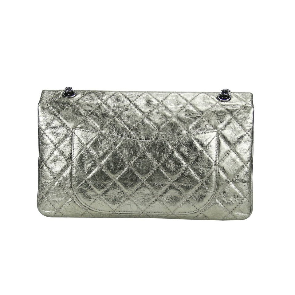 Chanel 2.55 Reissue Jumbo Gold Aged Calfskin Ruthenium