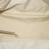 CHANEL New Travel Line Shoulder Bag Nylon Beige CC  yb272