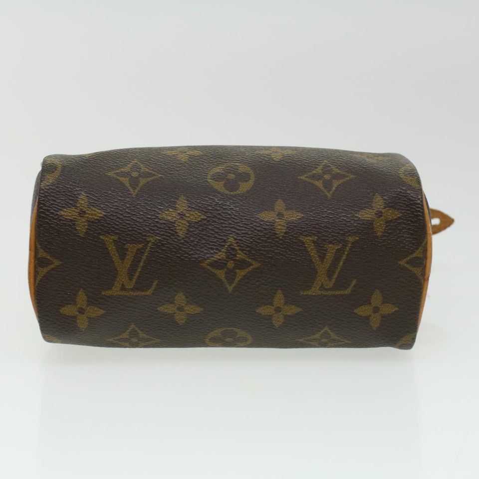 LOUIS VUITTON Monogram Mini Speedy Hand Bag M41534 LV Auth yk5468