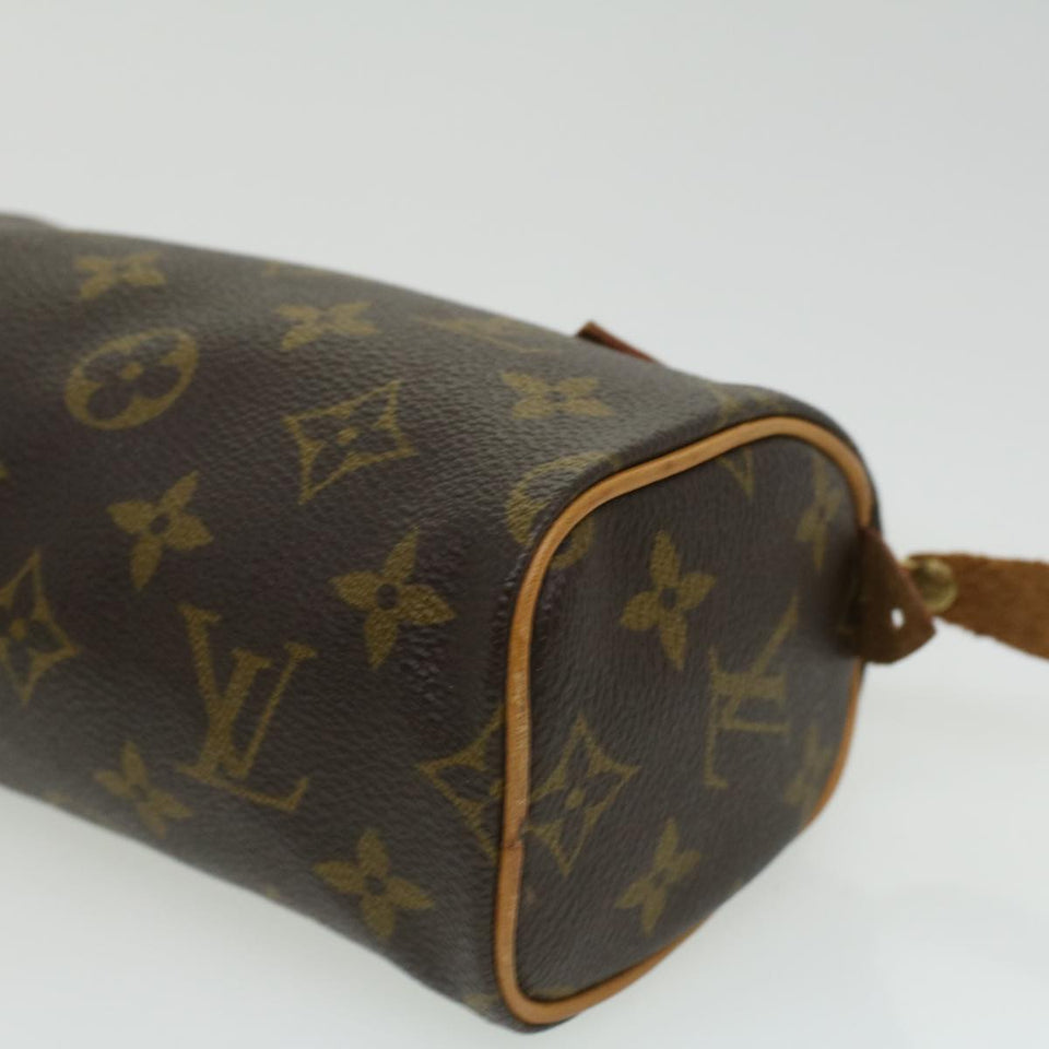 LOUIS VUITTON Monogram Mini Speedy Hand Bag M41534 LV Auth yk5468