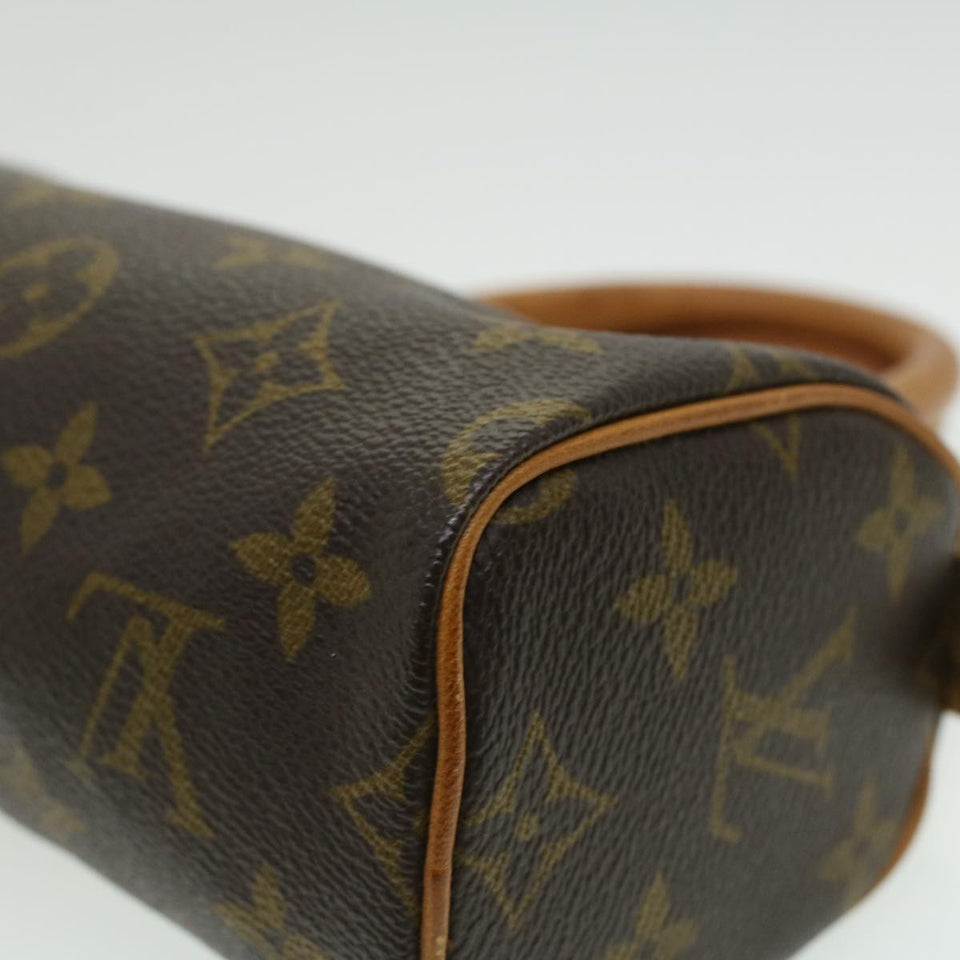 LOUIS VUITTON Monogram Mini Speedy Hand Bag M41534 LV Auth yk5468