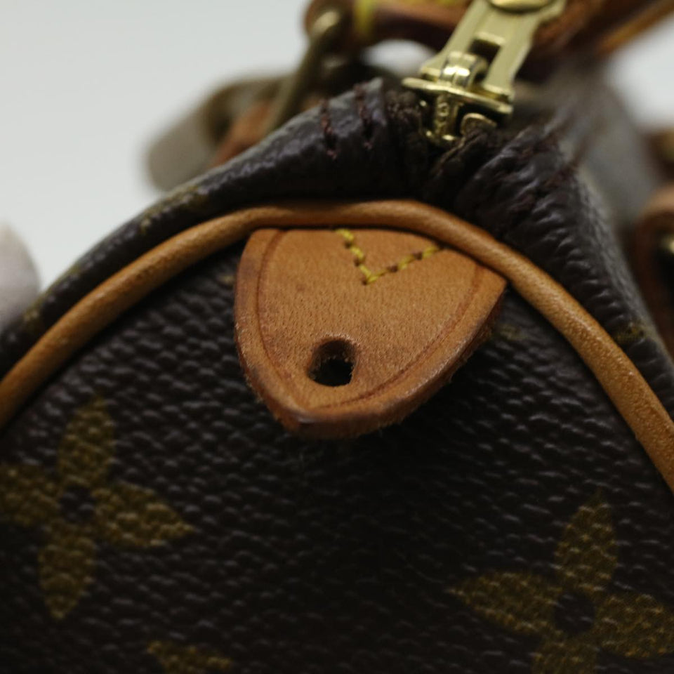 LOUIS VUITTON Monogram Mini Speedy Hand Bag M41534 LV Auth yk5468