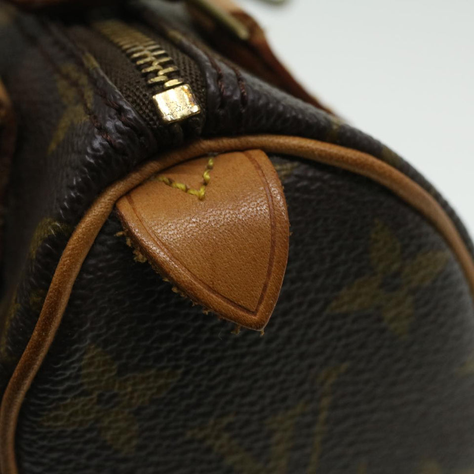 LOUIS VUITTON Monogram Mini Speedy Hand Bag M41534 LV Auth yk5468