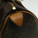 LOUIS VUITTON Monogram Mini Speedy Hand Bag M41534 LV Auth yk5468