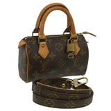 LOUIS VUITTON Monogram Mini Speedy Hand Bag M41534 LV Auth yk5468