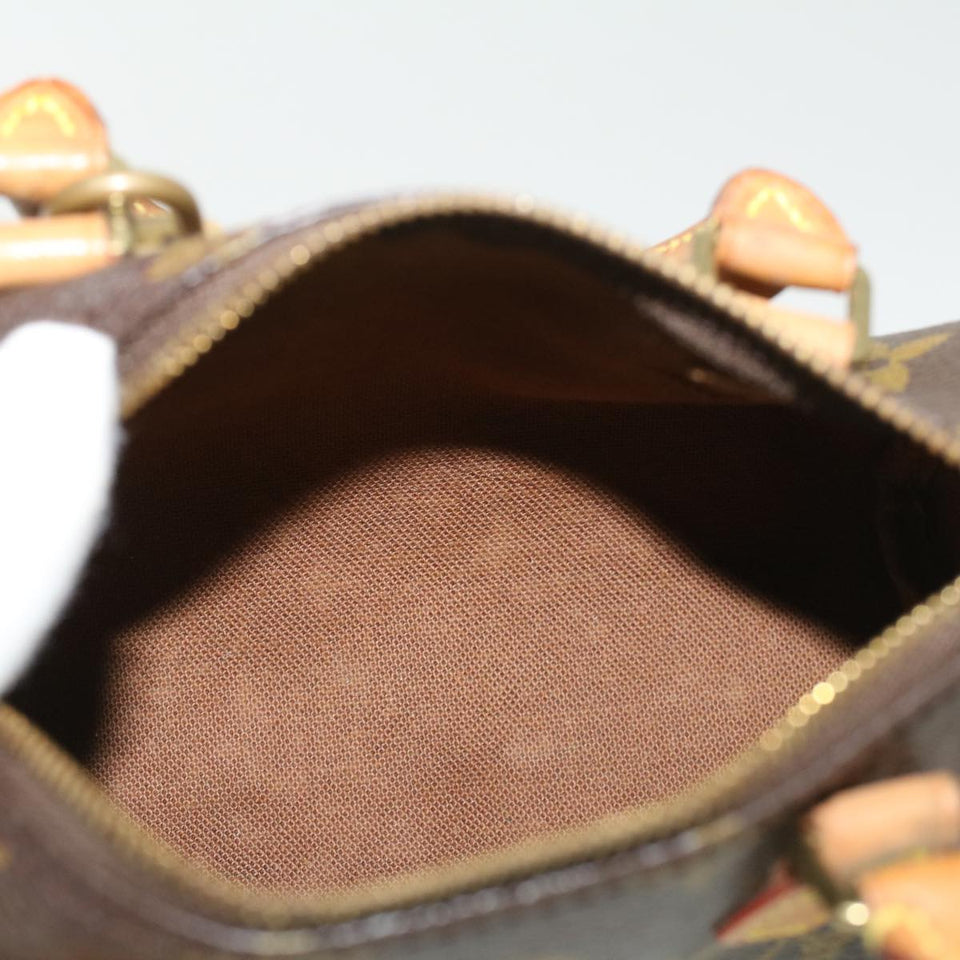 LOUIS VUITTON Monogram Mini Speedy Hand Bag M41534 LV Auth yk5468