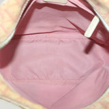 CHRISTIAN DIOR Trotter Canvas Shoulder Bag Pink BO D 0034  yk6182